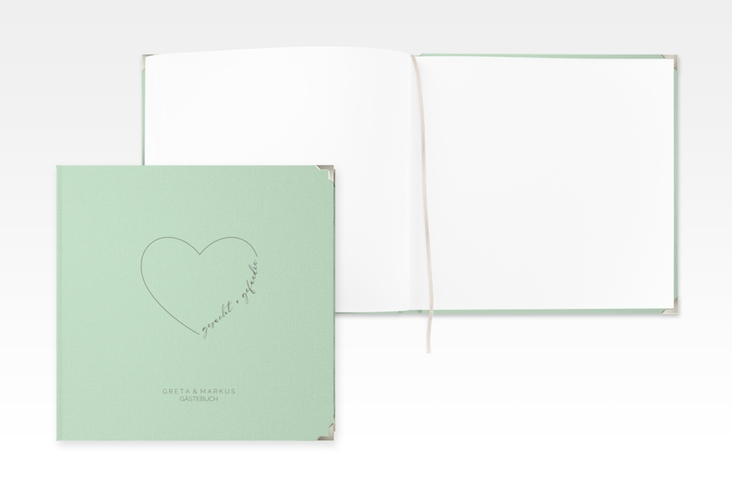 Gästebuch Selection Hochzeit Lebenstraum Leinen-Hardcover mint
