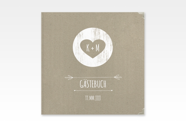 Gästebuch Selection Hochzeit Shabby Leinen-Hardcover