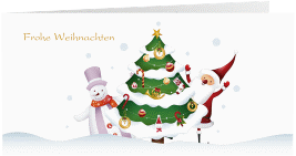 Klick: Details zu Geschäftliche Weihnachtskarte "Happychristmas" anzeigen Geschäftliche Weihnachtskarte "Happychristmas"