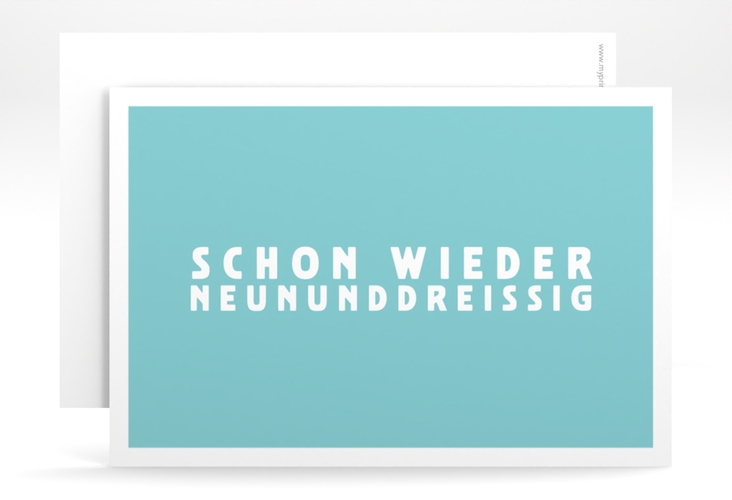 Einladung 40. Geburtstag Gag A6 Karte quer