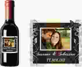 Piccoloetikett Hochzeit Toulouse Etikett Piccolo braun