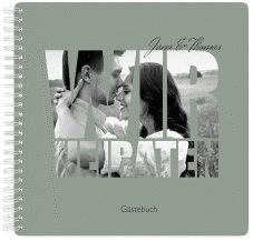Gästebuch Hochzeit "Letters"