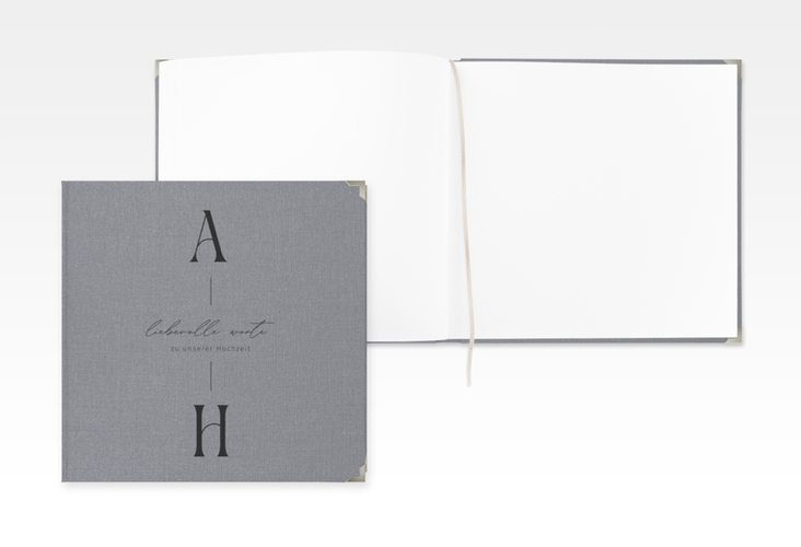 Gästebuch Selection Hochzeit Lebensbund Leinen-Hardcover mit veredelbaren Initialen