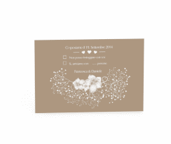 Klick: Details zu Biglietti risposta matrimonio collezione Pescara anzeigen Biglietti risposta matrimonio collezione Pescara A6 Postkarte beige
