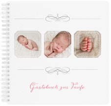 Klick: Details zu Gästebuch Taufe "Ferderleicht" anzeigen Gästebuch Taufe "Ferderleicht"