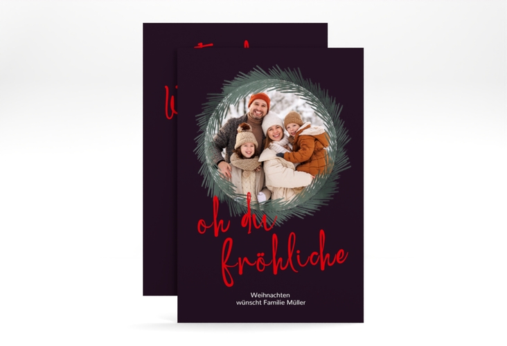 Weihnachtskarte Nordpol A6 Karte hoch