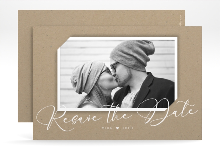 Change the Date-Karte Crafty A6 Karte quer