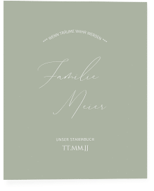 Stammbuch A4 "Federschrift"