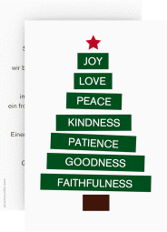 Klick: Details zu Geschäftliche Weihnachtskarte "Christmastree" anzeigen Geschäftliche Weihnachtskarte "Christmastree"