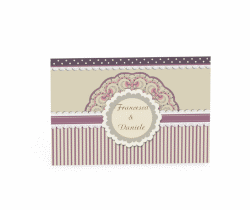 Klick: Details zu Biglietti risposta matrimonio collezione Sorrento anzeigen Biglietti risposta matrimonio collezione Sorrento A6 Postkarte lila