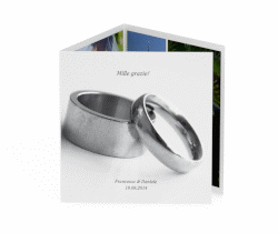 Klick: Details zu Ringraziamenti matrimonio collezione Siviglia anzeigen Ringraziamenti matrimonio collezione Siviglia Quadr. Karte doppelt