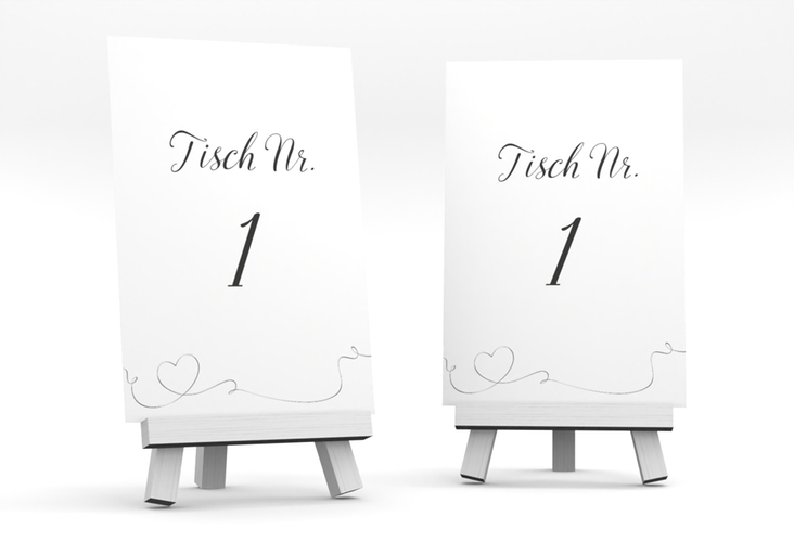 Tischnummer Hochzeit Dolce Tischaufsteller