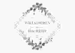 Willkommensschild Poster "Eukalyptus"