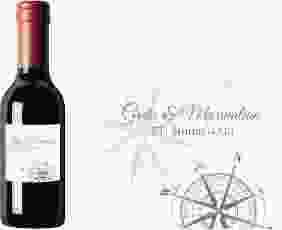 Piccoloetikett Hochzeit Windrose Etikett Piccolo grau