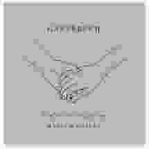 Gästebuch Creation Hands 20 x 20 cm, Hardcover Kraftpapier mit sich haltenden Händen im Monoline-Stil