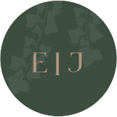 Aufkleber Hochzeit Efeugrün Aufkleber, selbstklebend, rund gruen im Fantasy-Elfen-Design mit Efeu