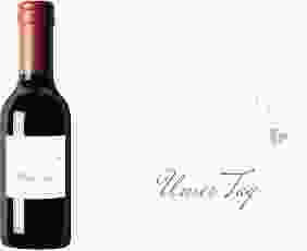 Piccoloetikett Hochzeit Purity Etikett Piccolo weiss