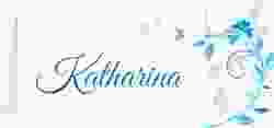 Tischkarte Hochzeit Lilly Tischkarten blau