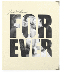 Hochzeitsalbum Letters 21 x 25 cm beige