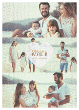 Fotopuzzle 500 Teile Familiencollage 500 Teile weiss