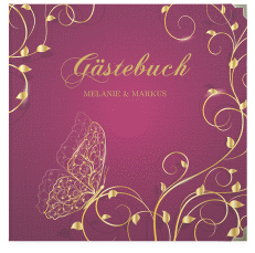 Klick: Details zu Gästebuch Selection Hochzeit "Eternity" anzeigen Gästebuch Selection Hochzeit Eternity Leinen-Hardcover pink