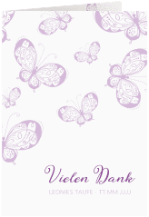 Danksagung Taufe "Protection"