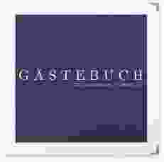 Gästebuch Selection Hochzeit Simply Leinen-Hardcover blau