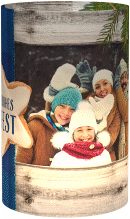 Windlicht Weihnachten "Zimtstern"