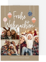 Weihnachtskarte "Weihnachtsfreude"