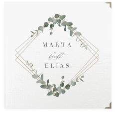 Klick: Details zu Gästebuch Selection Hochzeit "Eukalyptus" anzeigen Gästebuch Selection Hochzeit Eukalyptus Leinen-Hardcover weiss