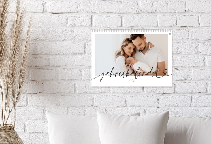Wandkalender A3 Querformat Jahresgefühle A3 quer weiss