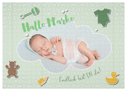 Klick: Details zu Fotopuzzle 500 Teile "Babywolke" anzeigen Fotopuzzle 500 Teile Babywolke 500 Teile gruen