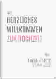Willkommenschild Hochzeit Couple 50 x 70 cm Leinwand rosa