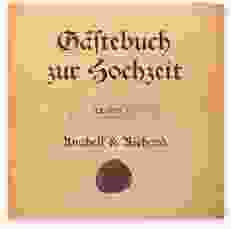 Gästebuch Selection Hochzeit Mittelalter Leinen-Hardcover beige