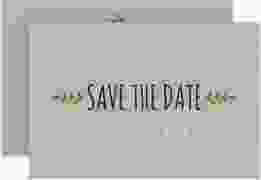 Save the Date-Karte Hochzeit "Eden" A6 Karte quer gruen