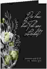 Einladungskarte Hochzeit Darkflower