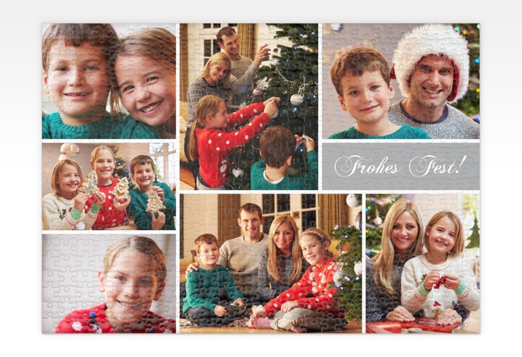 Fotopuzzle 500 Teile Weihnachtsduft 500 Teile grau mit mehreren Bildern