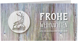 Klick: Details zu Business-Weihnachtskarte "Rustikal" anzeigen Business-Weihnachtskarte "Rustikal"