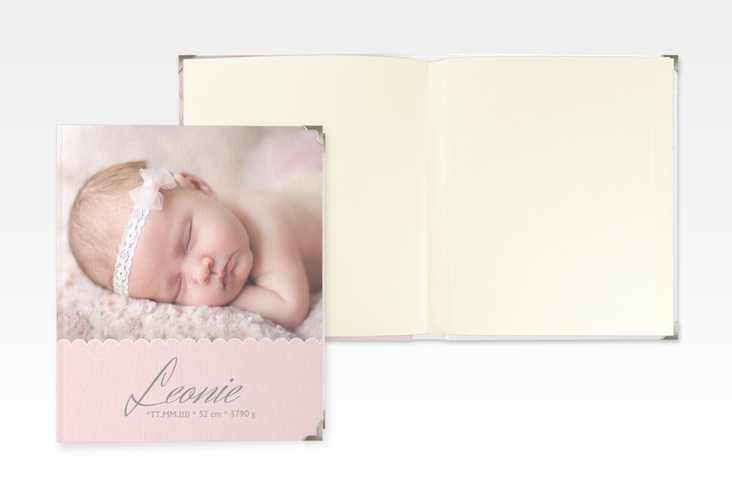 Baby Fotoalbum "Serenity" 21 x 25 cm rosa