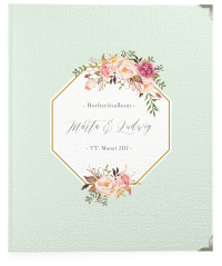 Klick: Details zu Hochzeitsalbum "Prachtvoll" anzeigen Hochzeitsalbum Prachtvoll 21 x 25 cm mint