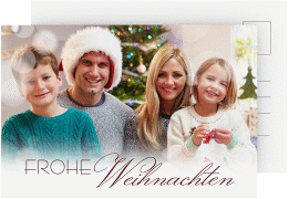 Klick: Details zu Weihnachtskarte "Familienzeit" anzeigen Weihnachtskarte "Familienzeit"