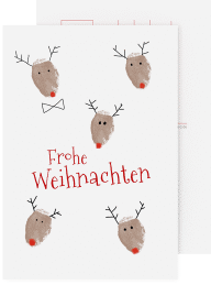 Klick: Details zu Weihnachtskarte "Rudolph" anzeigen Weihnachtskarte "Rudolph"