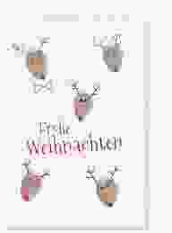 Weihnachtskarte "Rudolph"