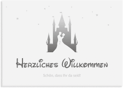 Klick: Details zu Willkommensschild Leinwand "Castle" anzeigen Willkommensschild Leinwand Castle 70 x 50 cm Leinwand grau