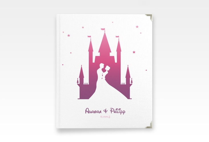 Hochzeitsalbum Castle 21 x 25 cm pink