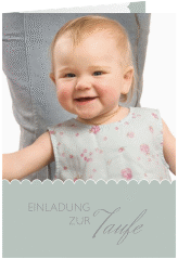 Taufeinladung "Blossom"
