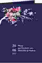 Menükarte Hochzeit "Sakura"