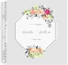 Gästebuch Hochzeit Prachtvoll Ringbindung mint