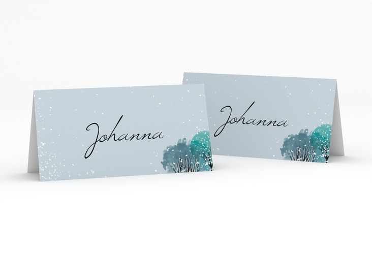 Tischkarte Hochzeit Winterhochzeit Tischkarten