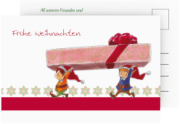 Klick: Details zu Weihnachtskarte "Wichtel" anzeigen Weihnachtskarte "Wichtel"